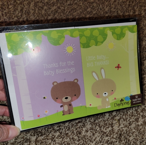 DaySpring Thank You Baby Gift Scripture 50 Cards & Envelopes - Picture 2 of 4